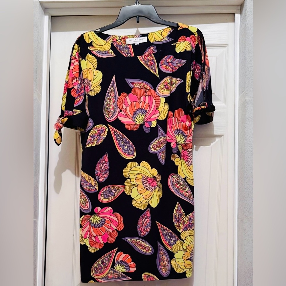 Trina Turk Vinet Mini Dress Sz 4 EUC